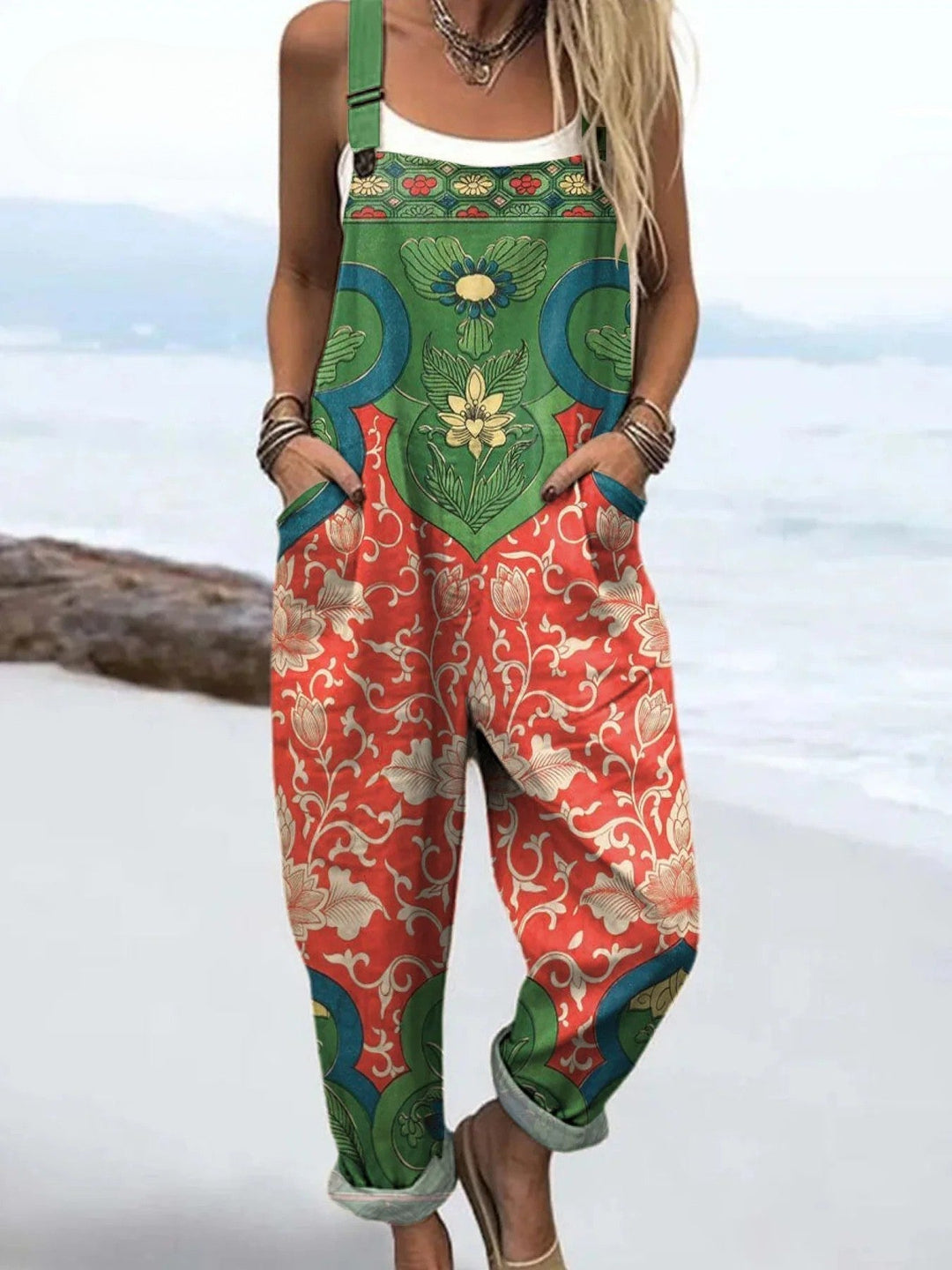 Sanne™ | Bohemian Garden Bloom Overalls