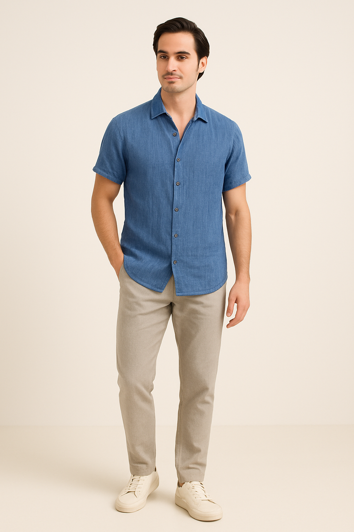 Goerge Men's Short Sleeve Summer Shirt