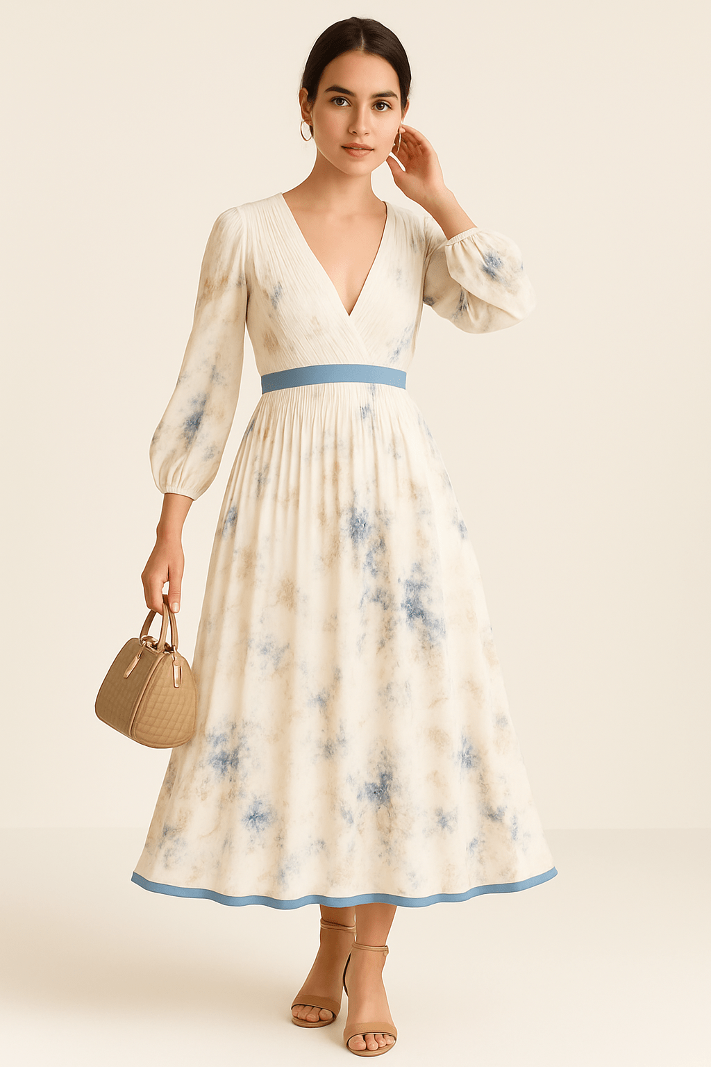 Grace Midi Dress – Effortless Elegance, Comfortable Fit, Daily Confidence