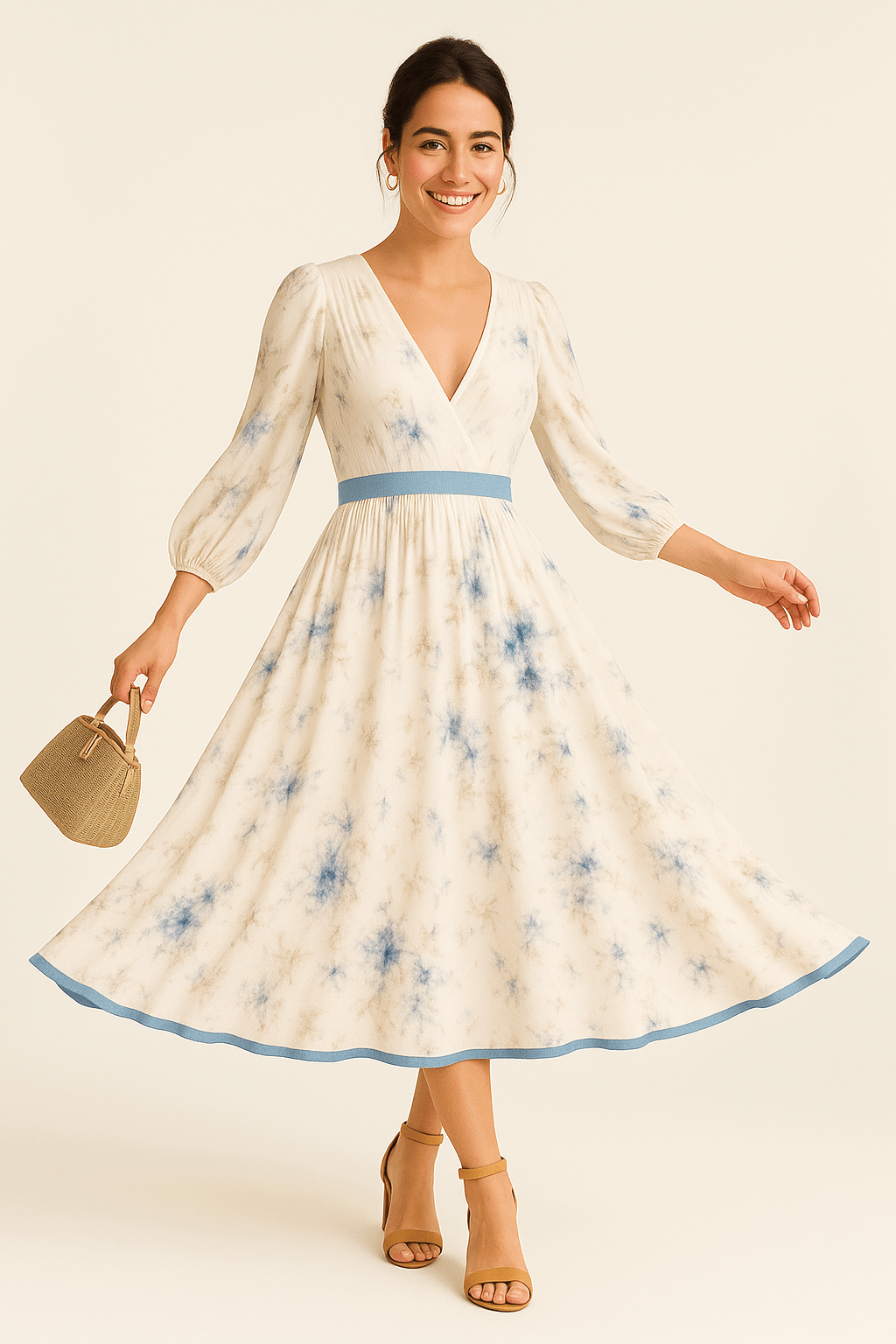 Grace Midi Dress – Effortless Elegance, Comfortable Fit, Daily Confidence