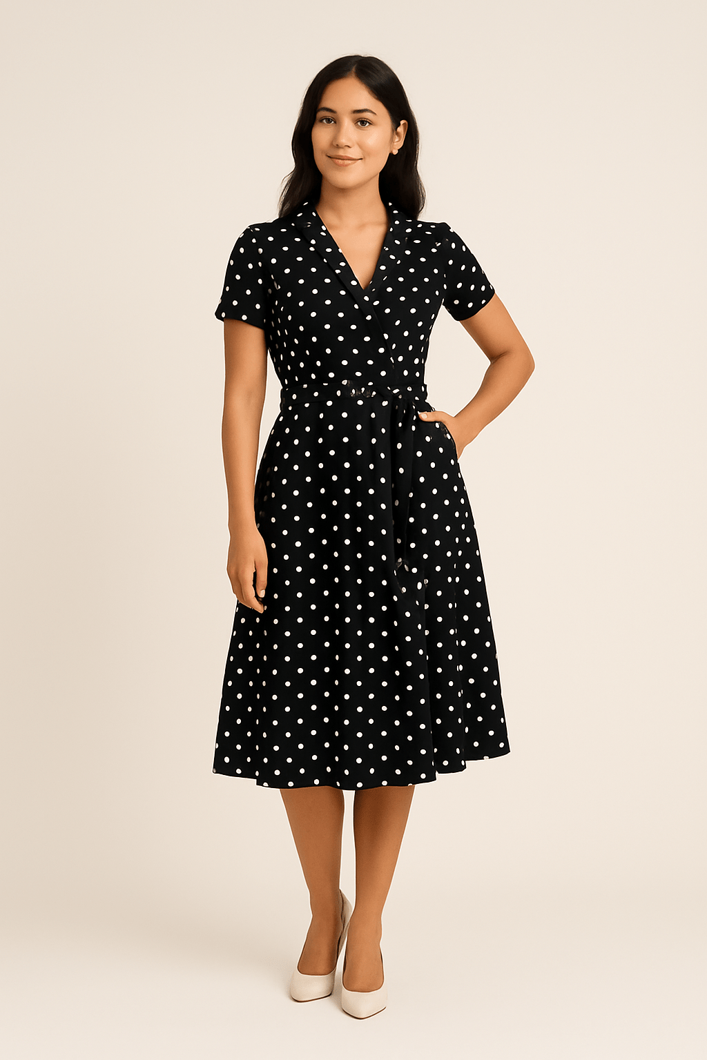 Greer – Tailored Stretch Blouse with Refined Minimalist Charm