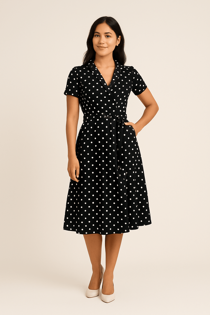 Greer – Tailored Stretch Blouse with Refined Minimalist Charm