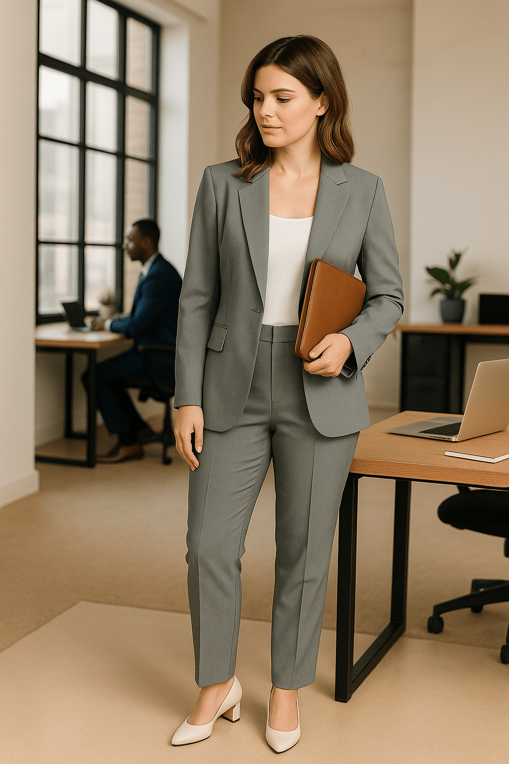 Operah Elegant Two-Piece Blazer and Trouser Set