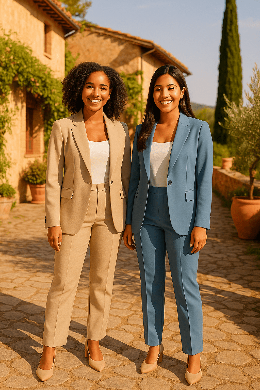Operah Elegant Two-Piece Blazer and Trouser Set