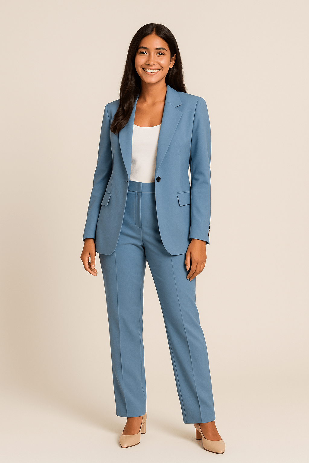 Operah Elegant Two-Piece Blazer and Trouser Set