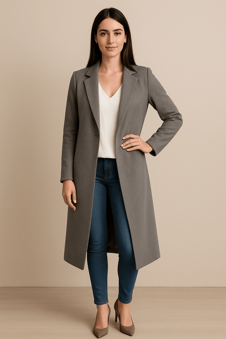 Selina – Women’s Tailored Fit Formal Full-Length Trench Coat