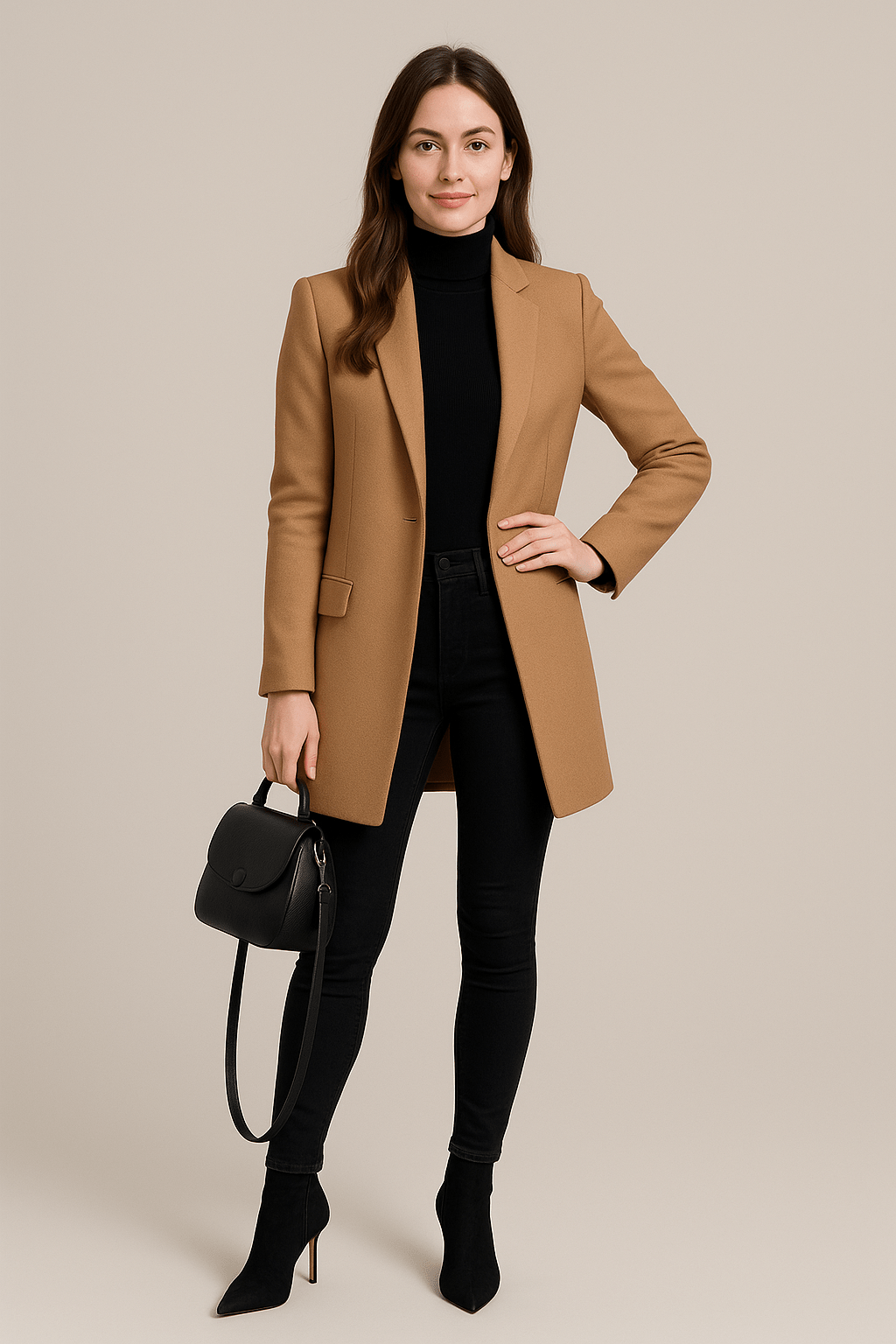 Selina – Women’s Tailored Fit Formal Full-Length Trench Coat