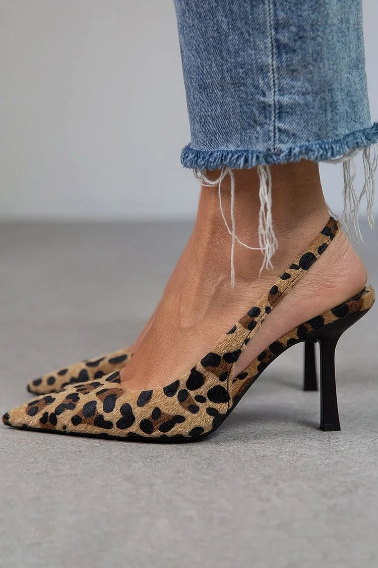 Claw-Accent Elegant Heels | Noir Edge Collection