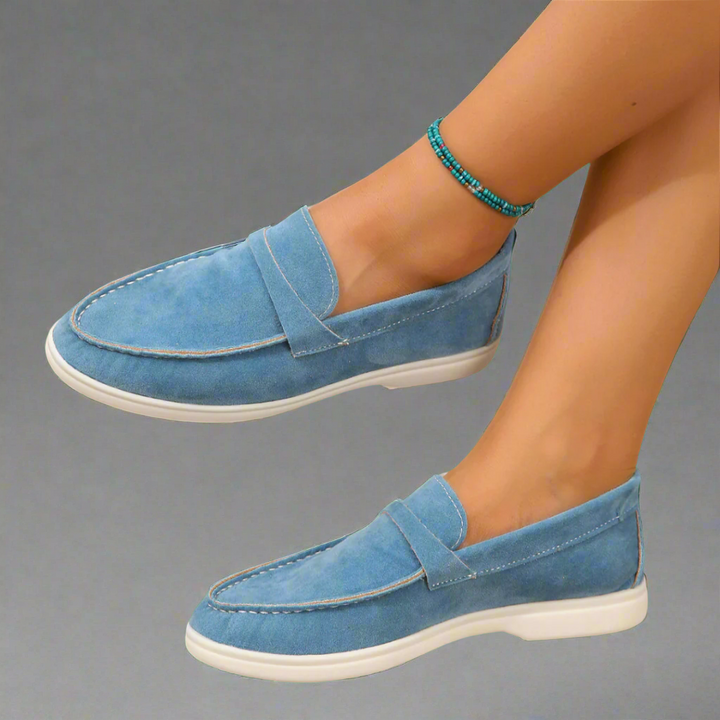 Hannah | Artisan-Made Elegant Suede Loafers