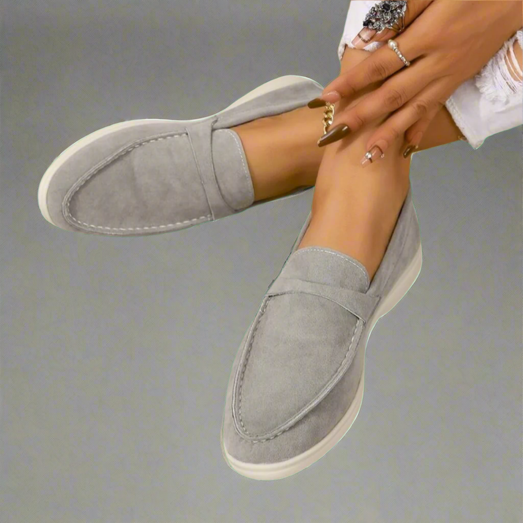 Hannah | Artisan-Made Elegant Suede Loafers