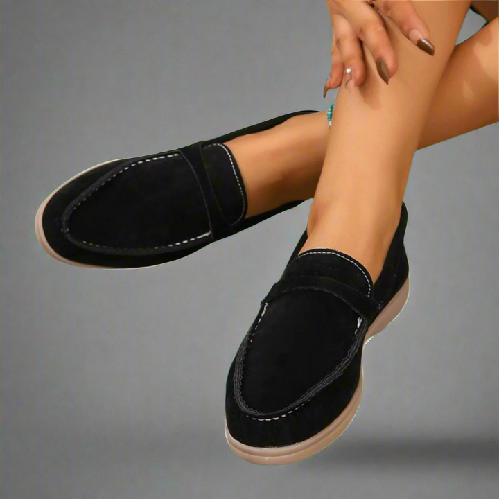 Hannah | Artisan-Made Elegant Suede Loafers