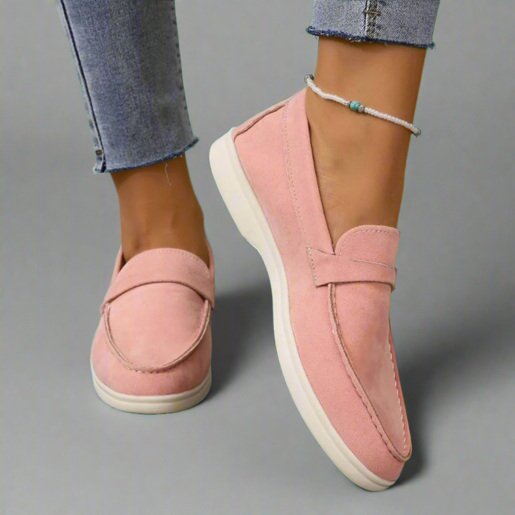 Hannah | Artisan-Made Elegant Suede Loafers