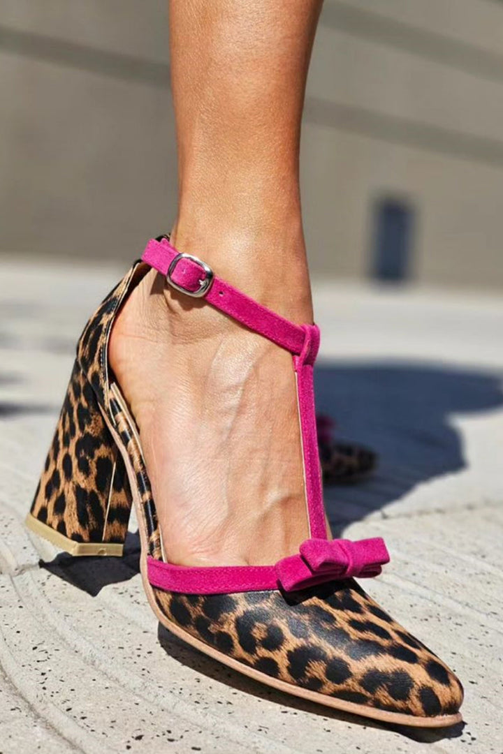Beauu™ | Vibrant Green Panther Print Sandals with Colorful Accents