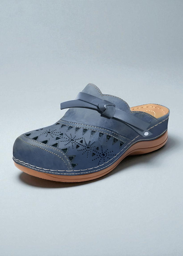 Celine – Comfort Slip-On Mules with Cut-Out Detail