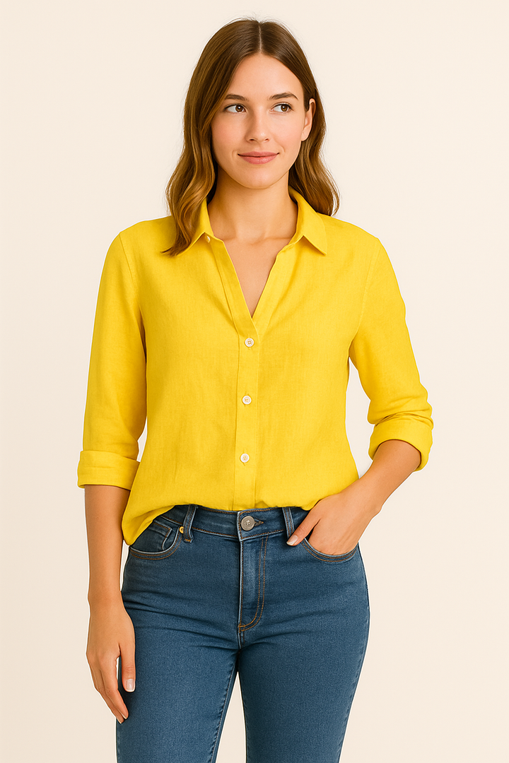 Fionn Women's Blouse – Soft Touch, Tailored Fit, Minimalist Design
