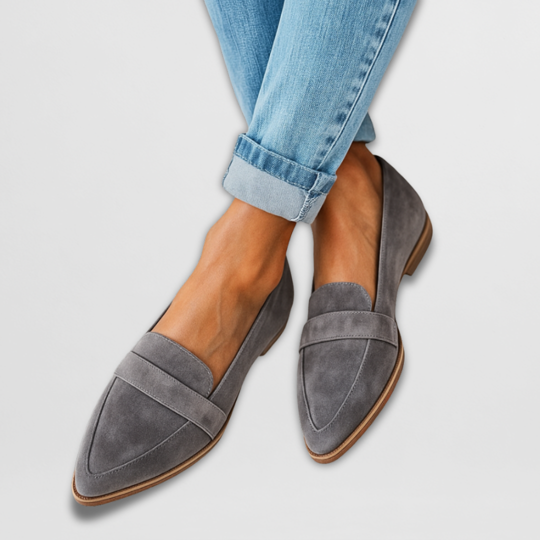 Claire™ | Luxurious Suede Slip-On Loafers