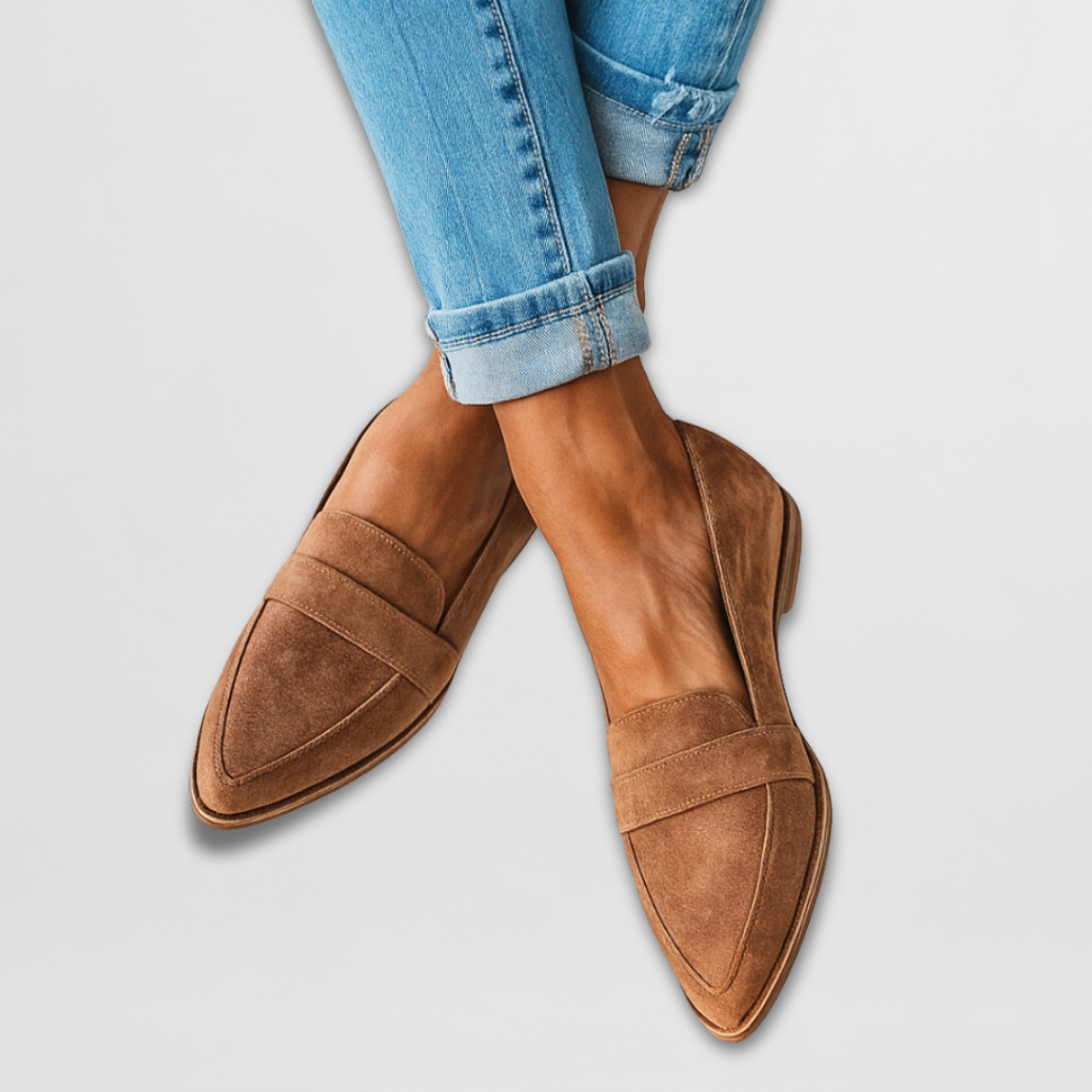Claire™ | Luxurious Suede Slip-On Loafers