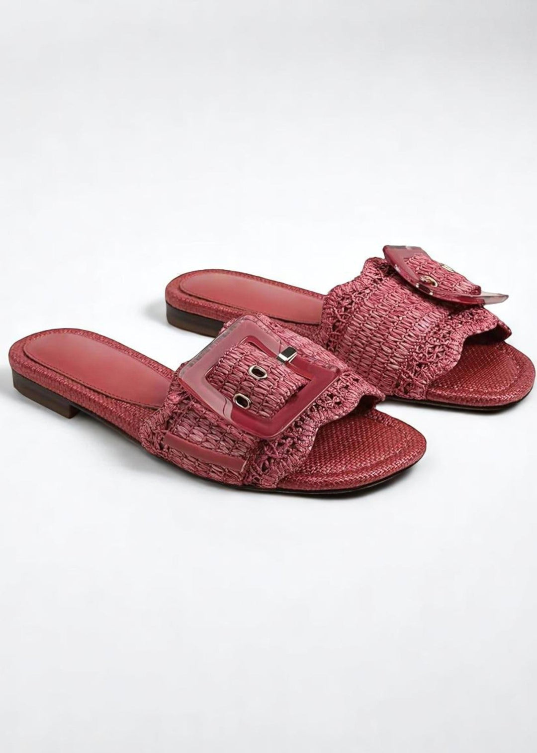 Rivèra Raffia Slides – Natural. Chic. Summery.