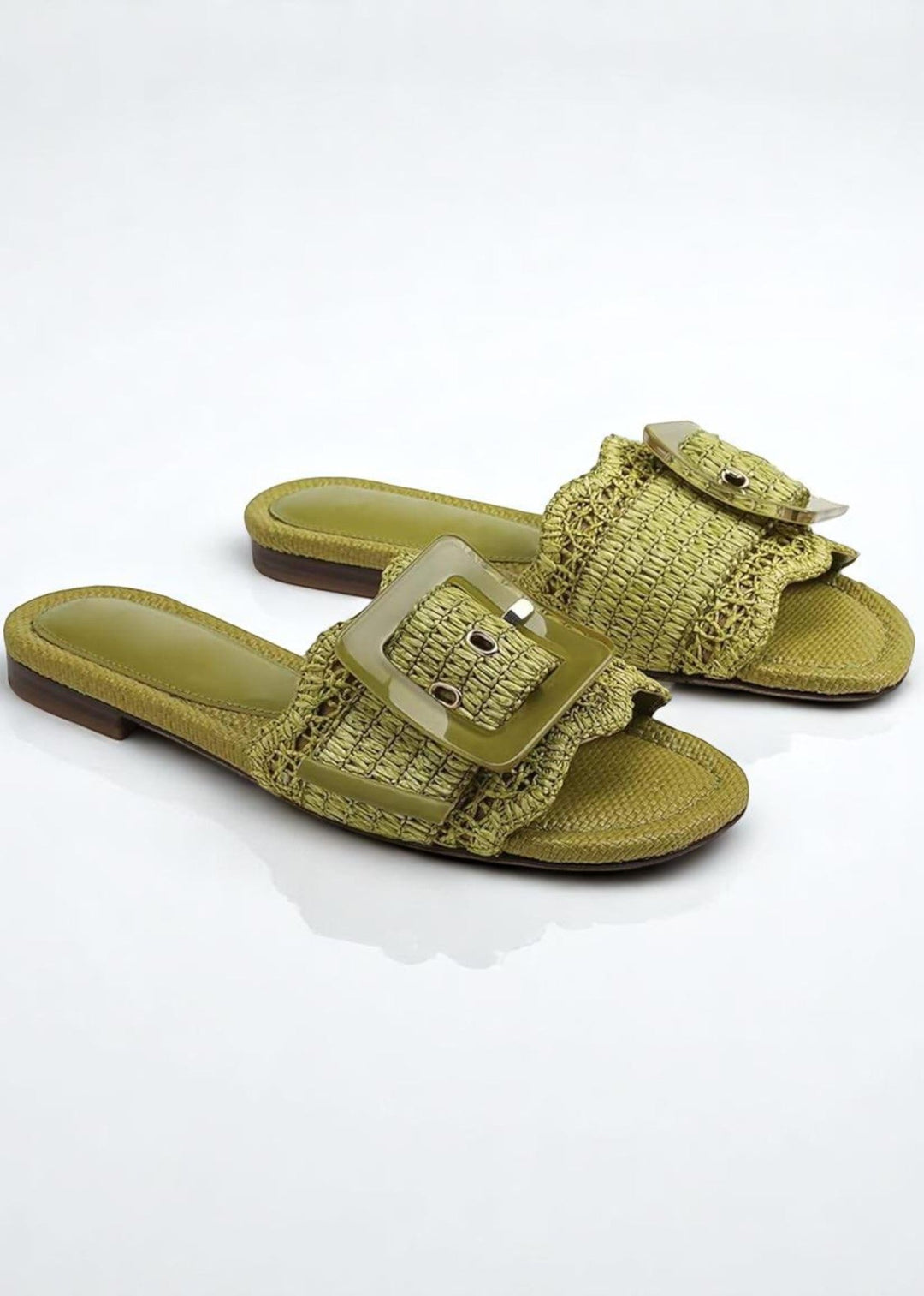 Rivèra Raffia Slides – Natural. Chic. Summery.
