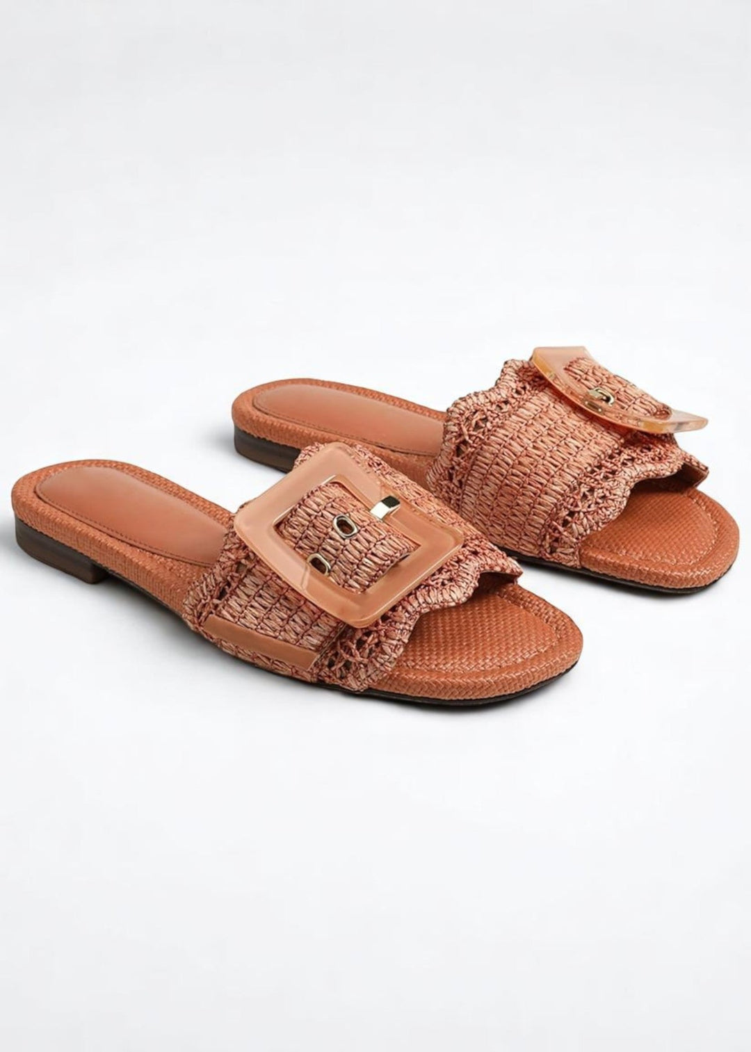 Rivèra Raffia Slides – Natural. Chic. Summery.
