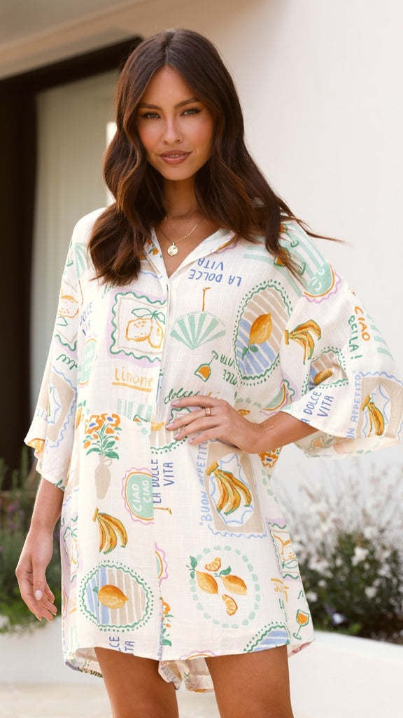 Dolce Vita Printed Romper