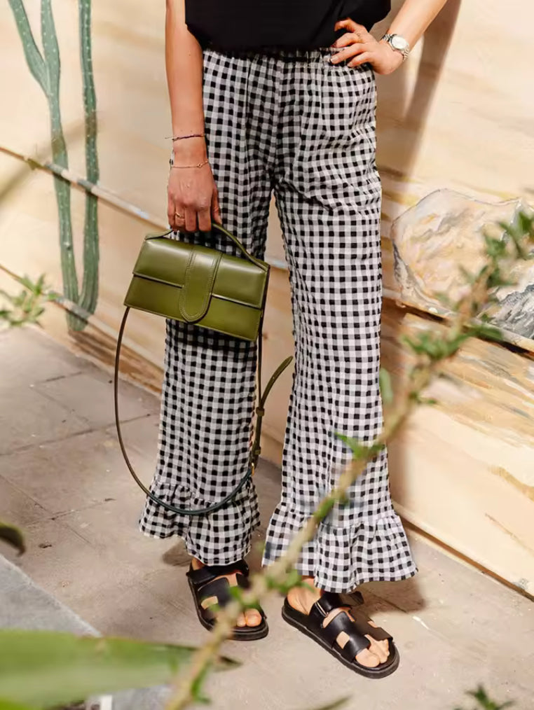 THE MONTRÉAL RUFFLE-HEM PANTS