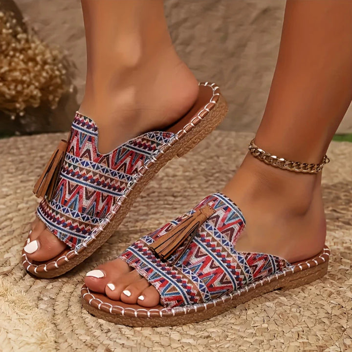 Zanetha | Orthopaedic Tribal Weave Sandals
