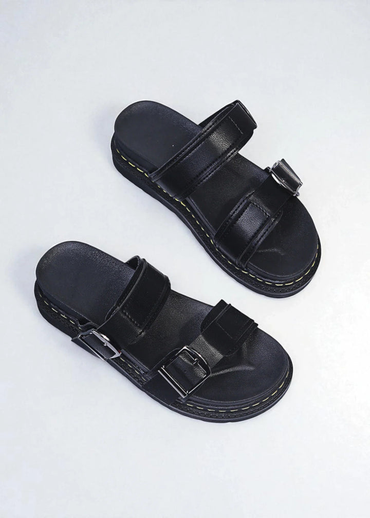 Paige – Comfort Buckled Summer Platform Sandals
