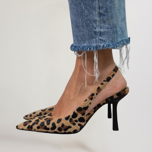 Claw-Accent Elegant Heels | Noir Edge Collection