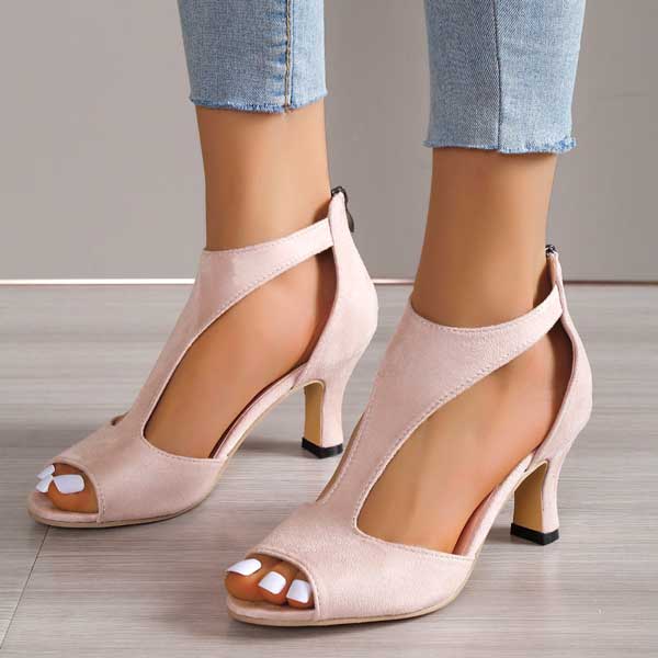 Heidrun™ - Orthopedic Heeled Sandals for Comfort and Style