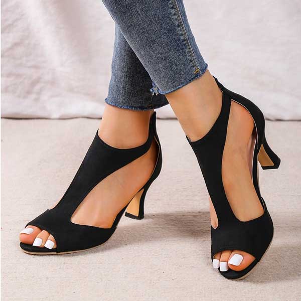 Heidrun™ - Orthopedic Heeled Sandals for Comfort and Style