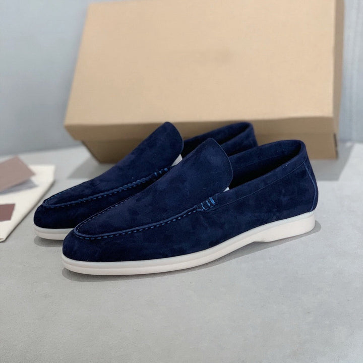 Simón – Men's Minimalist Suede Loafers with Classic Silhouette