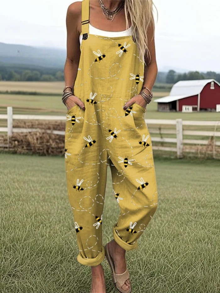 Zerva™ – Creative Cotton Jumpsuit