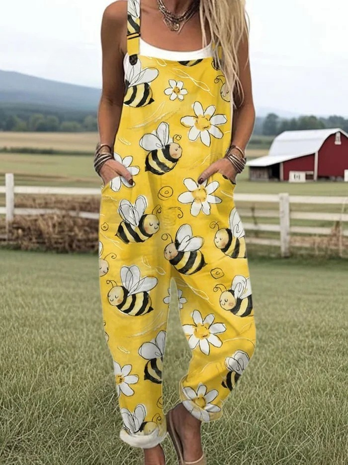Zerva™ – Creative Cotton Jumpsuit