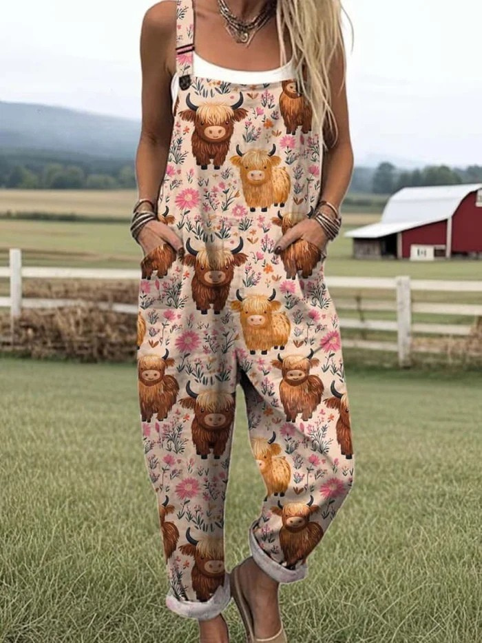Zerva™ – Creative Cotton Jumpsuit