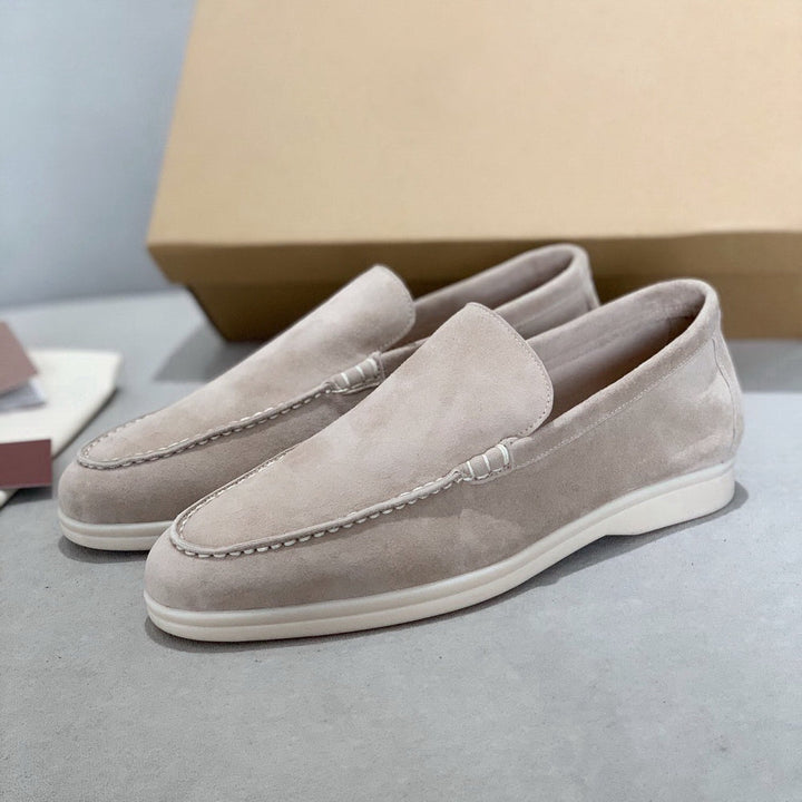 Simón – Men's Minimalist Suede Loafers with Classic Silhouette