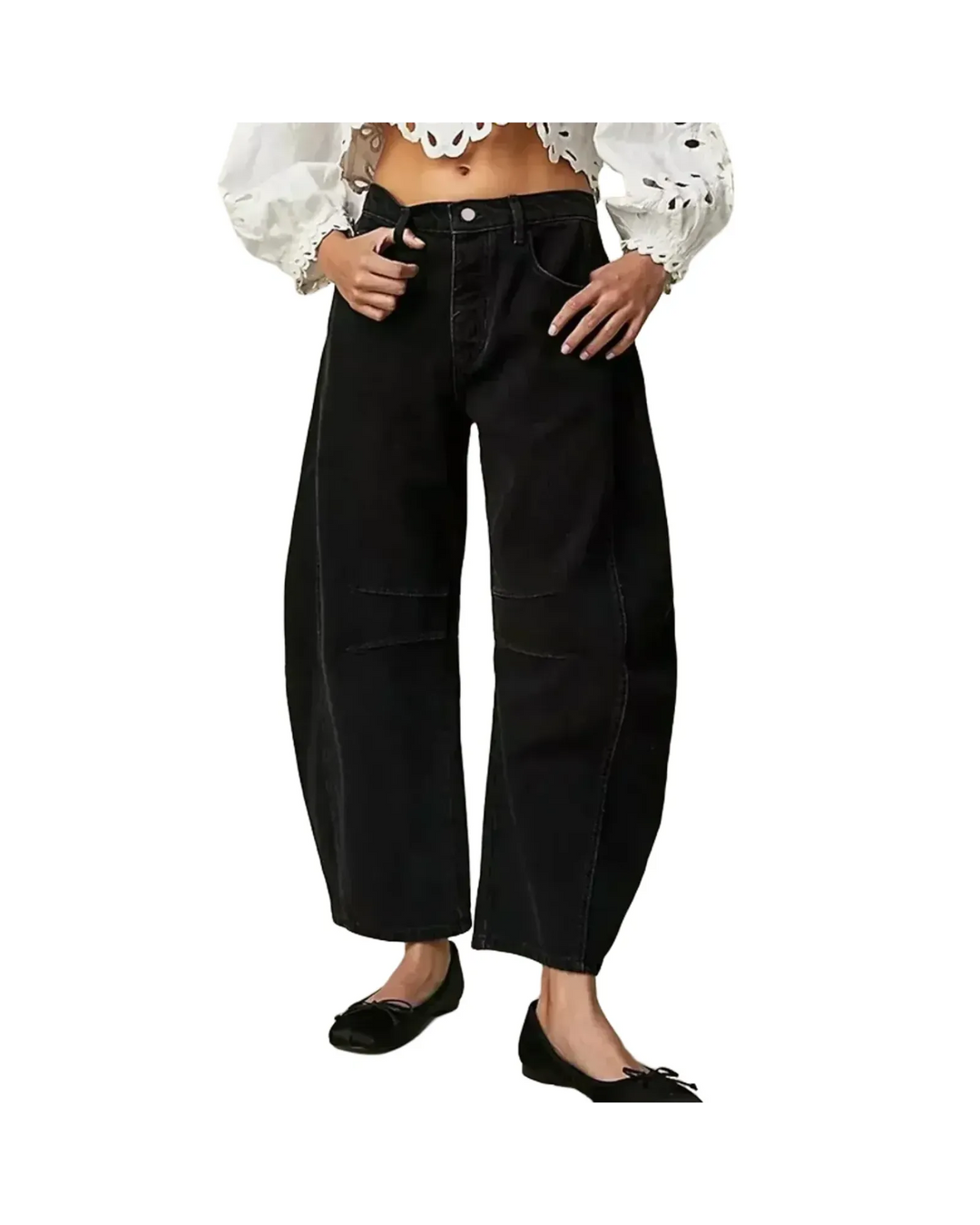 Womens Wideleg Jeans