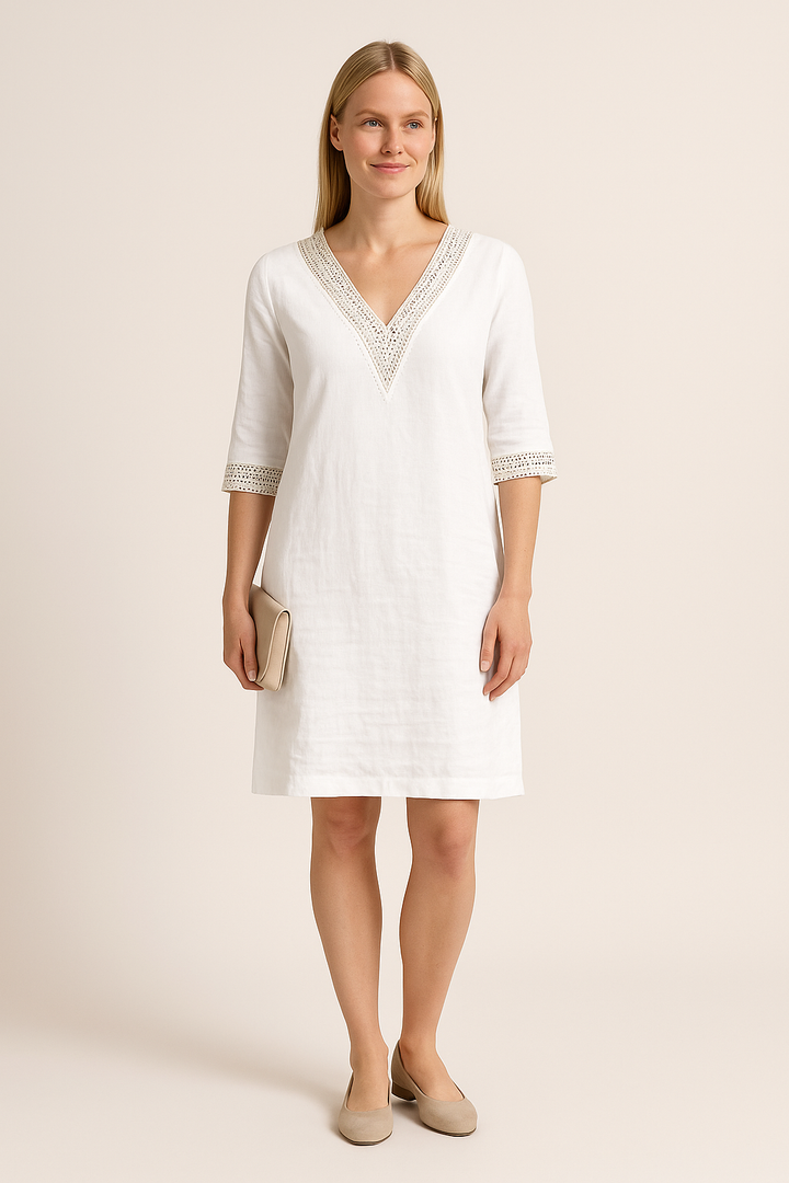 Morven – Tailored Long-Sleeve Top in Soft Breathable Fabric