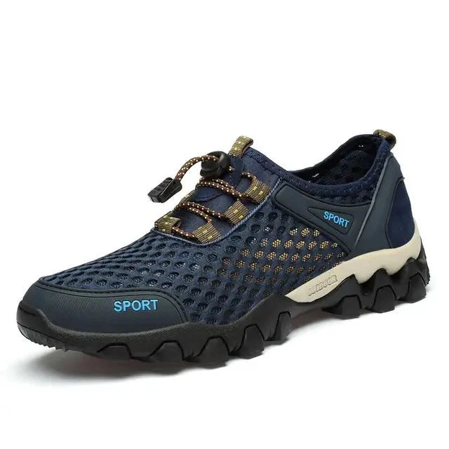 Alfie – Mesh Trail Sneakers with Rugged Grip Sole