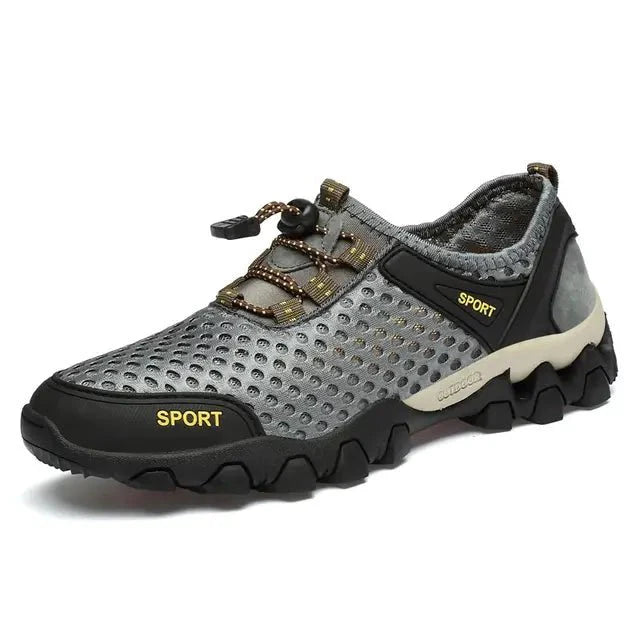 Alfie – Mesh Trail Sneakers with Rugged Grip Sole