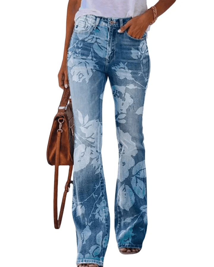 Alice Womens Floral Jeans