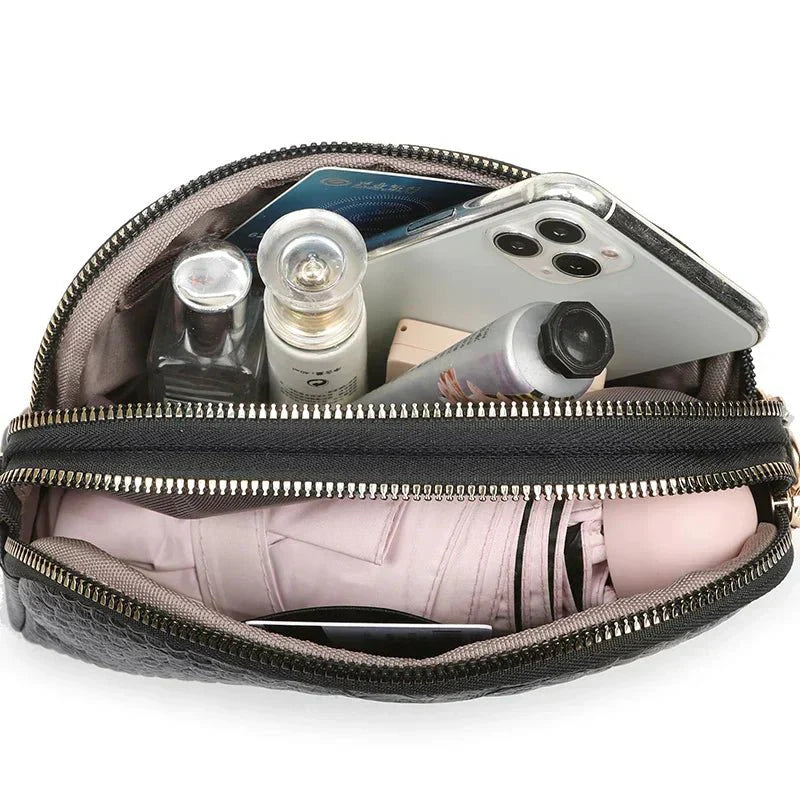 Amélie – Chic Vegan Leather Crossbody Bag with Adjustable Strap & Ample Space