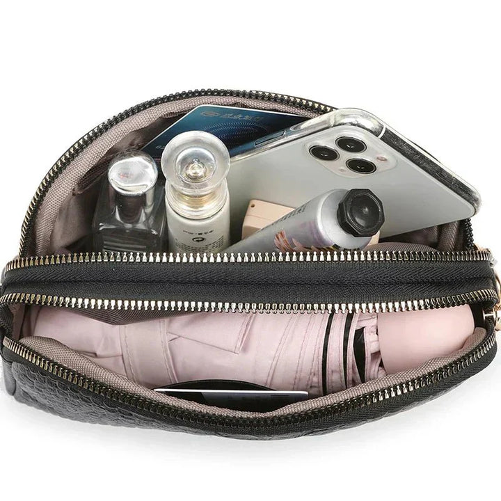 Amélie – Chic Vegan Leather Crossbody Bag with Adjustable Strap & Ample Space