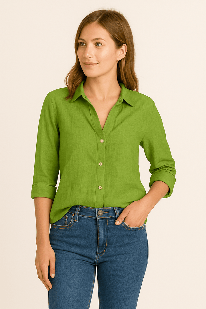 Fionn Women's Blouse – Soft Touch, Tailored Fit, Minimalist Design