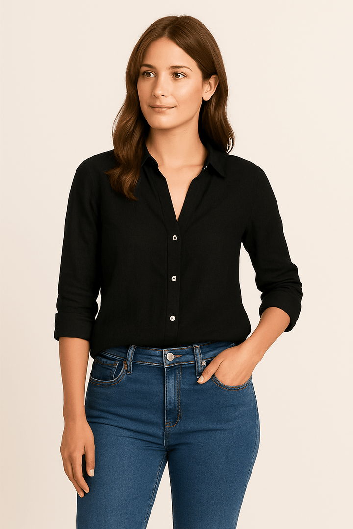 Fionn Women's Blouse – Soft Touch, Tailored Fit, Minimalist Design