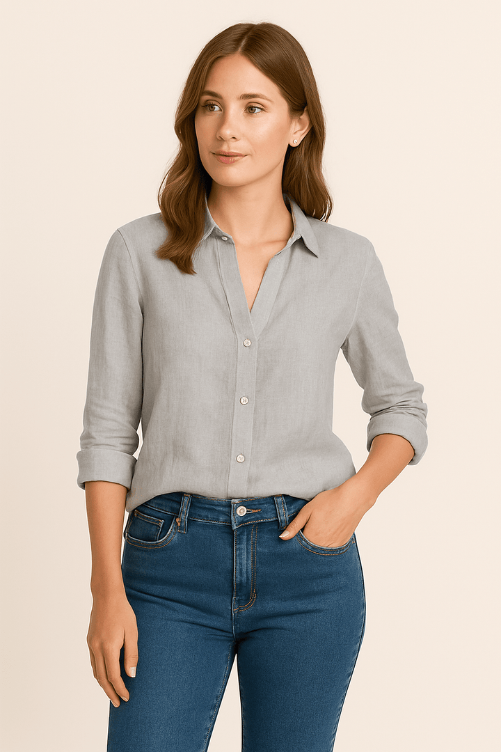 Fionn Women's Blouse – Soft Touch, Tailored Fit, Minimalist Design