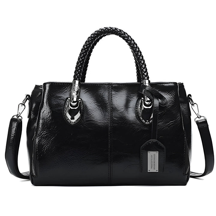 Brynhildur – Chic Braided Handle Handbag for Women