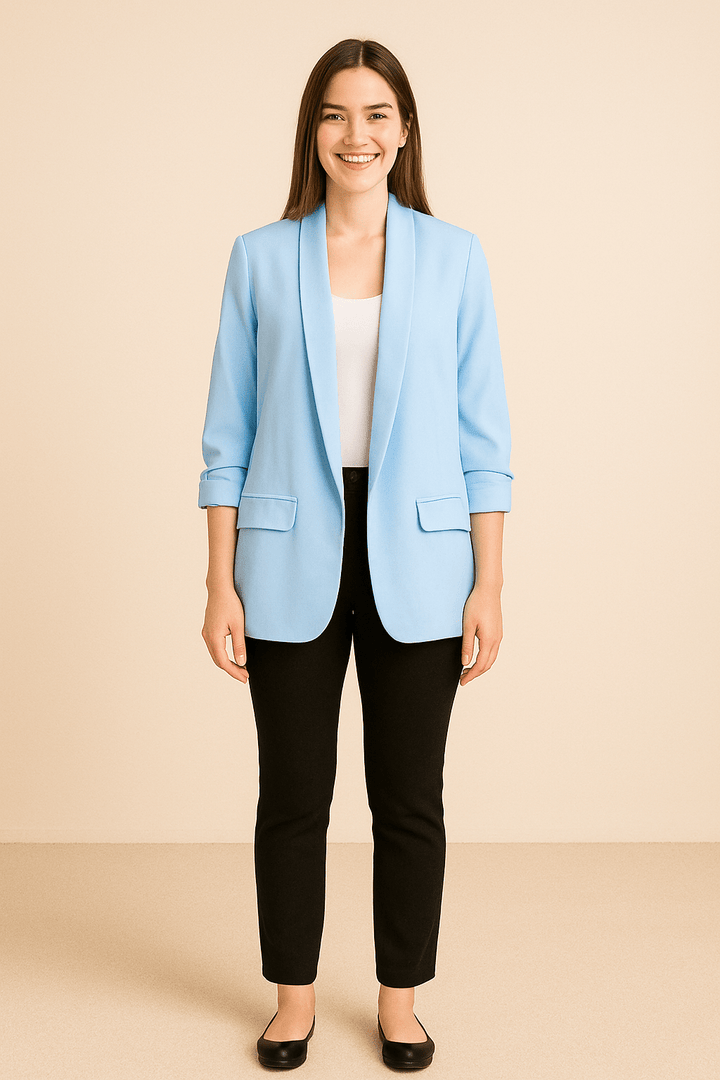 Celeste Women’s Blazer – Lightweight – Rolled Sleeves – Candy Colours