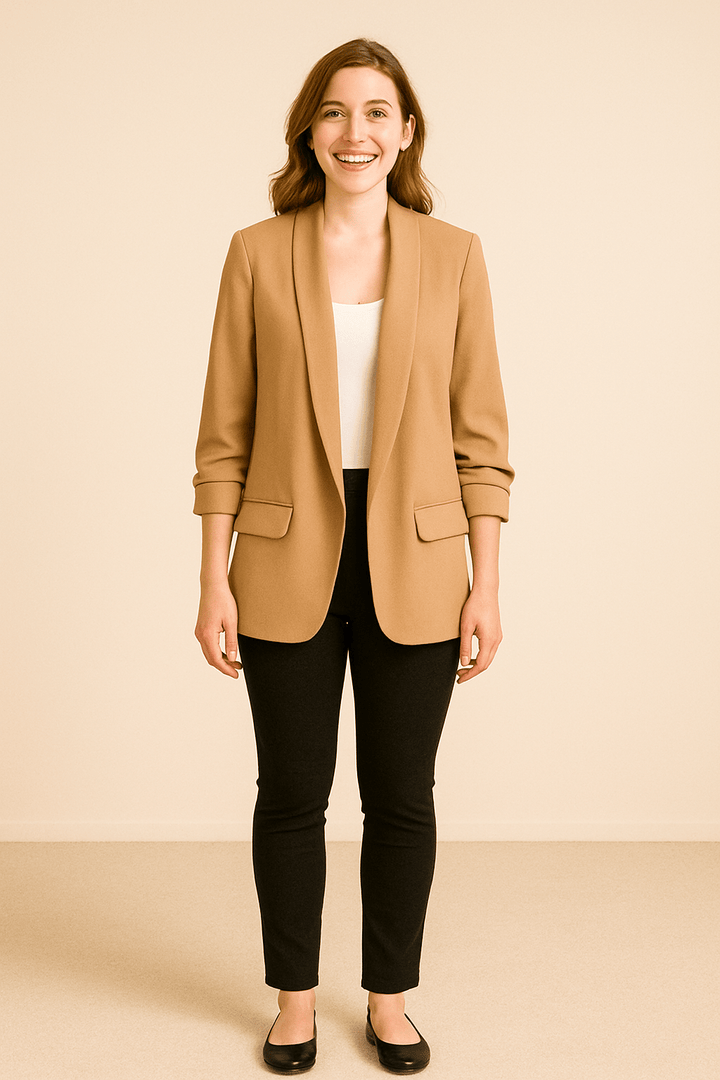 Celeste Women’s Blazer – Lightweight – Rolled Sleeves – Candy Colours