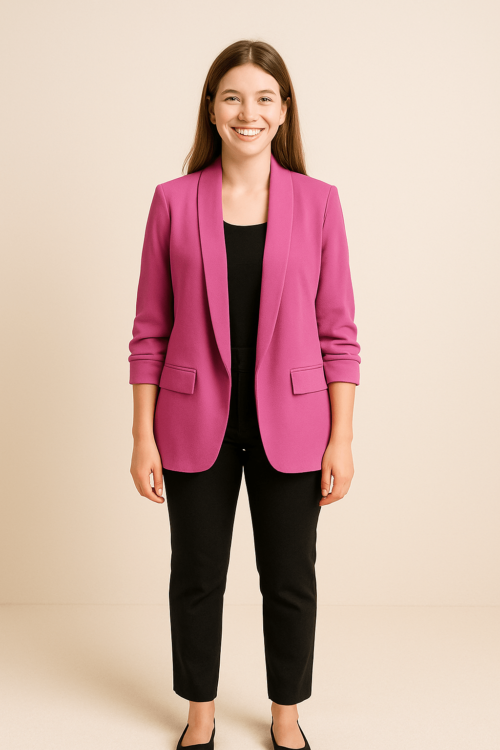 Celeste Women’s Blazer – Lightweight – Rolled Sleeves – Candy Colours